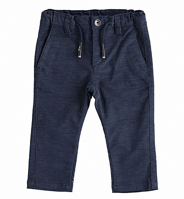 Item: LONG WOVEN TROUSERS - Dark blue LONG WOVEN TROUSERS - Dark blue