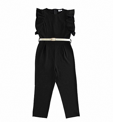 Item: Elegant jumpsuit with belt - Black Elegant jumpsuit with belt - Black