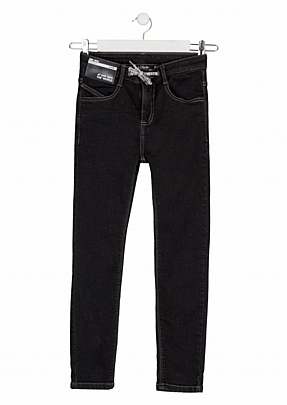 Item: Knitted jeans with cord - Dark grey Knitted jeans with cord - Dark grey