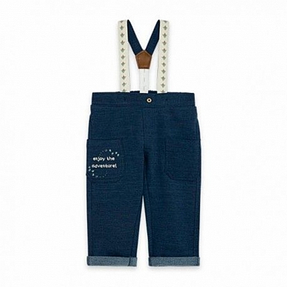 Item: BLUE POCKETS PLUSH TROUSERS FOR BOYS HIGHLANDS - Dark blue BLUE POCKETS PLUSH TROUSERS FOR BOYS HIGHLANDS - Dark blue
