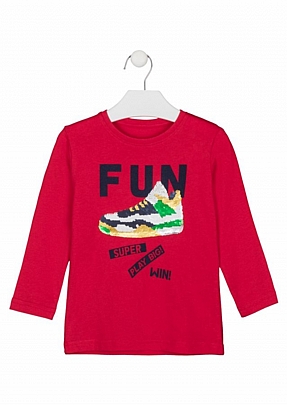 Item: Reversible sequin front t-shirt losan Reversible sequin front t-shirt losan