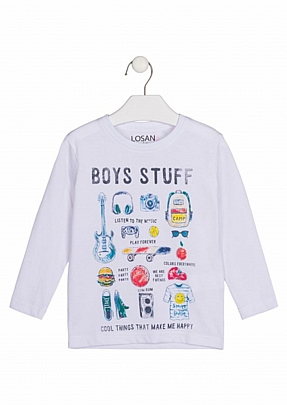Item: T-shirt with assorted motifs losan T-shirt with assorted motifs losan