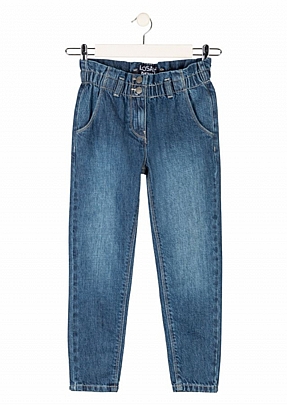 Item: High-rise trousers with stretch waist losan High-rise trousers with stretch waist losan