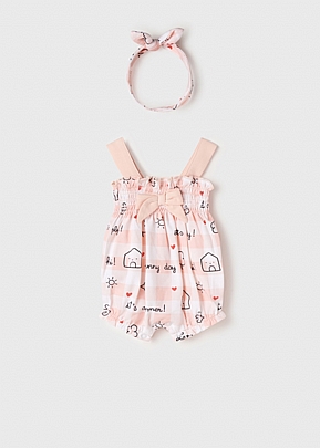 Item: ECOFRIENDS bodysuit with headband Mayoral - Pink ECOFRIENDS bodysuit with headband Mayoral - Pink