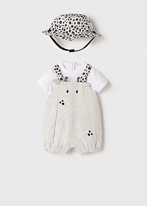 ECOFRIENDS bodysuit with hat Mayoral  - Gray
