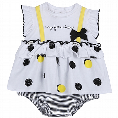 Item: short sleeve bodysuit chicco - Yellow short sleeve bodysuit chicco - Yellow