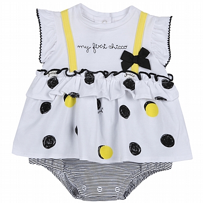 short sleeve bodysuit chicco - Yellow