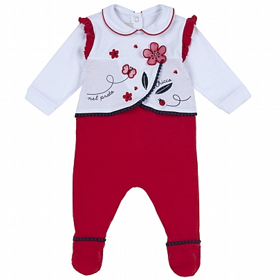 Item: long-sleeved bodysuit chicco - Red long-sleeved bodysuit chicco - Red