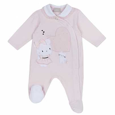 Item: long-sleeved cotton bodysuit chicco - Pink long-sleeved cotton bodysuit chicco - Pink