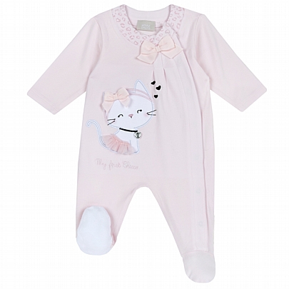 Item: long-sleeved cotton bodysuit chicco - Pink long-sleeved cotton bodysuit chicco - Pink