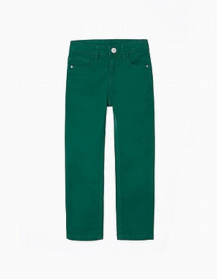 TWILL TROUSERS zippy - Green