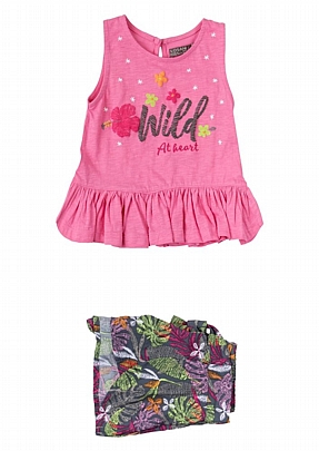 Item: Sleeveless blouse set with Sleeveless blouse set with