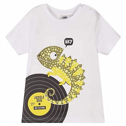 Item: iDO short sleeve blouse - White iDO short sleeve blouse - White