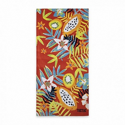 Item: beach towel summer festival tuc-tuc - Orange beach towel summer festival tuc-tuc - Orange