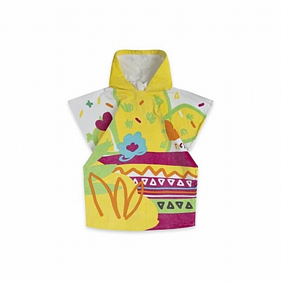 Item: poncho towel fungactus tuc-tuc - Yellow poncho towel fungactus tuc-tuc - Yellow
