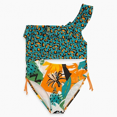 Item: one-piece swimsuit animal tuc-tcu - Orange one-piece swimsuit animal tuc-tcu - Orange