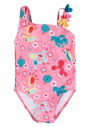 Item: one-piece swimsuit bano losan - Pink one-piece swimsuit bano losan - Pink