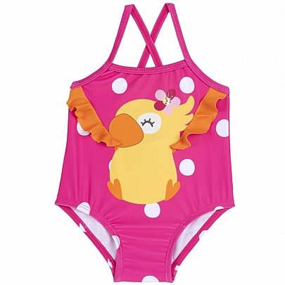 Baby chicco one-piece swimsuit - Fuchsia