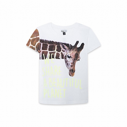 Item: NATHKIDS short-sleeved blouse - White NATHKIDS short-sleeved blouse - White