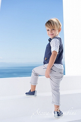 Προϊόν: Stova Bambini Βαπτιστικό Κοστούμι με Γιλέκο SS22B1
Stova Bambini Βαπτιστικό Κοστούμι με Γιλέκο SS22B1