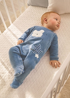 Item: ECOFRIENDS Mayoral 2-piece velvet set - Dark blue ECOFRIENDS Mayoral 2-piece velvet set - Dark blue