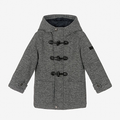 Item: Grey Duffle Hooded Coat - Gray Grey Duffle Hooded Coat - Gray