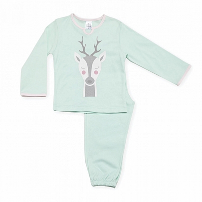 my little kiss deer pajamas - Turquoise