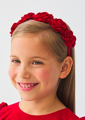 stay flowers suede abel and lula - Red