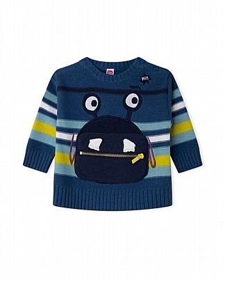 Item: tuc-tuc galaxy friends sweater - Dark blue tuc-tuc galaxy friends sweater - Dark blue