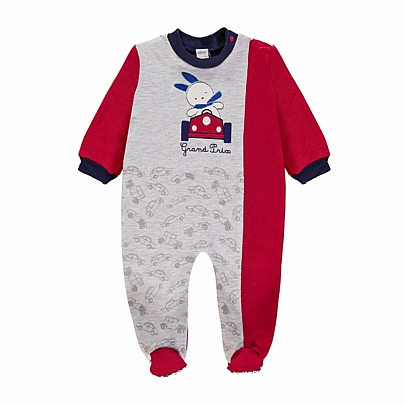 Item: ellepi one piece pajama - Gray ellepi one piece pajama - Gray