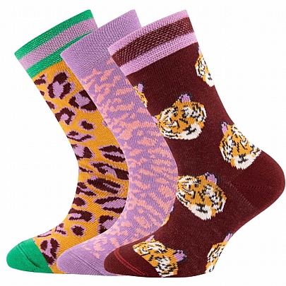 socks 3-Pack ewers - Burgundy