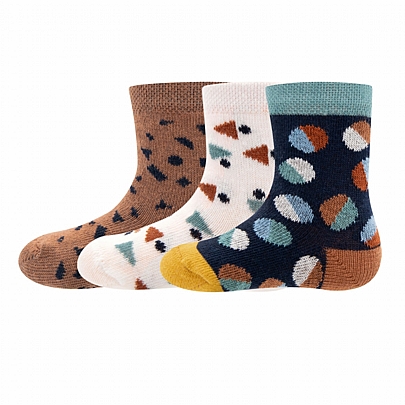 socks 3-Pack ewers - Dark Beige