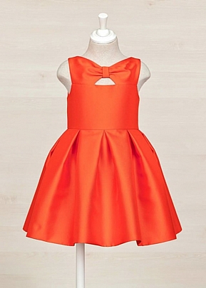 Item: simple abel and lula mikado dress - Coral simple abel and lula mikado dress - Coral