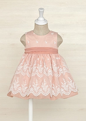 φόρεμα οργάντζα baby abel and lula  - Ροζ