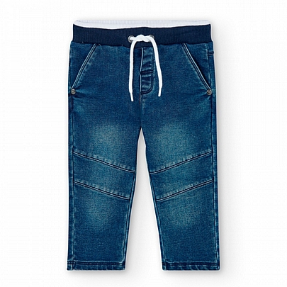 Item: elastic boboli jeans - Dark blue elastic boboli jeans - Dark blue