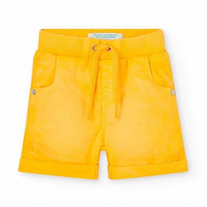 bermuda elastic gabardine - Yellow