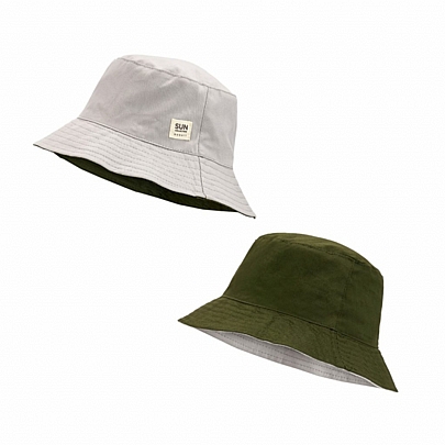 Item: unisex reversible boboli twill safari hat - Gray unisex reversible boboli twill safari hat - Gray