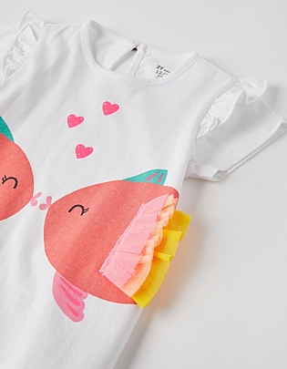 Item: short sleeve zippy t-shirt - White short sleeve zippy t-shirt - White