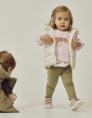 Item: zippy cotton sweatshirt - Pink zippy cotton sweatshirt - Pink
