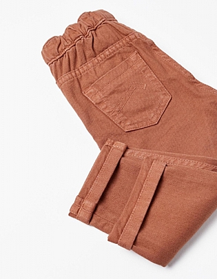 Twill zippy pants