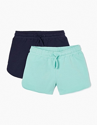 set of 2 zippy shorts