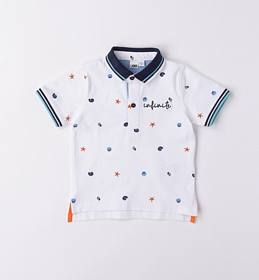 Item: iDO polo shirt - White iDO polo shirt - White