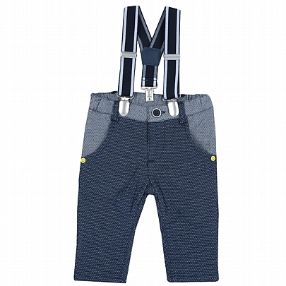 chicco suspender pants - Blue