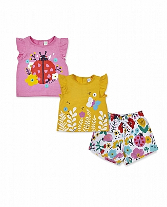 Item: 3 piece tuc-tuc set - Pink 3 piece tuc-tuc set - Pink