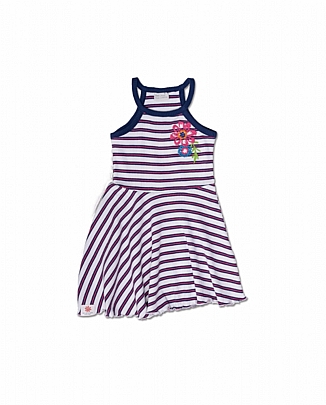 Item: striped Amazonia tuc-tuc knit dress - Blue striped Amazonia tuc-tuc knit dress - Blue