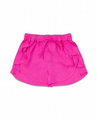 Full Bloom tuc-tuc shorts - Fuchsia