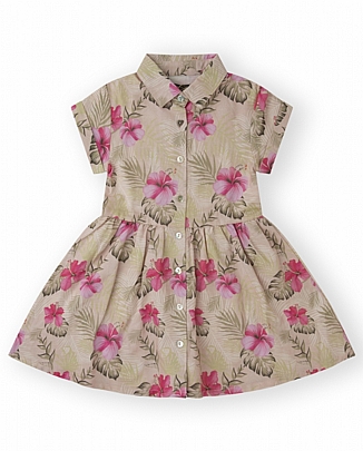 Item: CANADA House floral dress - Beige CANADA House floral dress - Beige