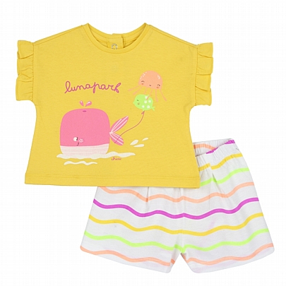 set with chicco shorts - Yellow