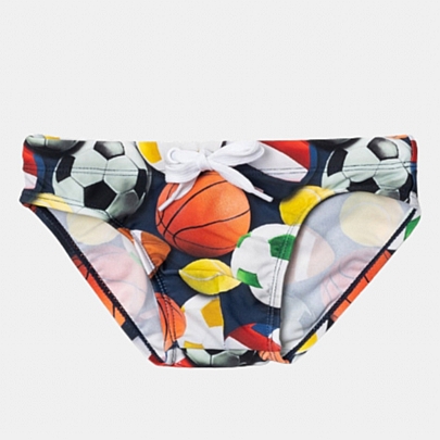 Item: nathkids “Your Game” swimsuit - White nathkids “Your Game” swimsuit - White