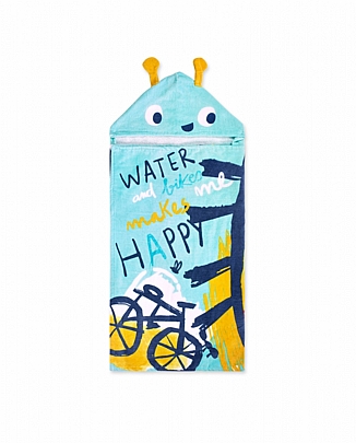 Item: tuc-tuc hooded towel poncho - Turquoise tuc-tuc hooded towel poncho - Turquoise